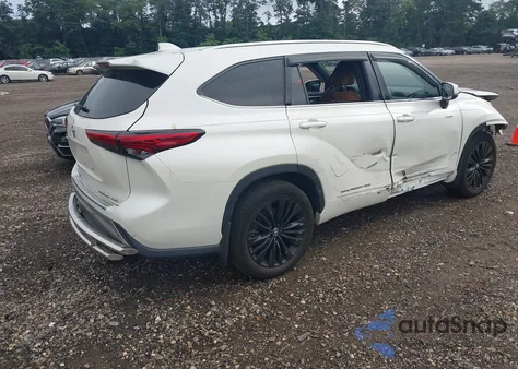 2020 Toyota Highlander Platinum from USA, damaged, VIN 5TDFZRBH8LS019792